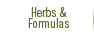 Herbs & Formulas