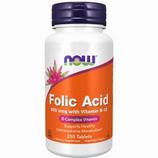 Folic Acid, 800mcg + B-12 25mcg