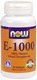 Vitamin E, 1000 IU - 100% Natural - Mixed Tocopherols / Unesterified - 50 Gels